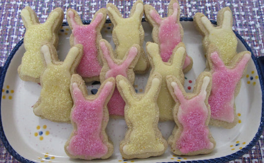 Sugar Free Cookies, Easter, Gluten Free, Dairy Free, Vegan, Egg Free, Nut Free, Healthy Gifts, Spring Dessert, Plant based Colors, Bunny