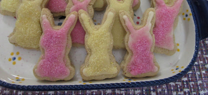 Sugar Free Cookies, Easter, Gluten Free, Dairy Free, Vegan, Egg Free, Nut Free, Healthy Gifts, Spring Dessert, Plant based Colors, Bunny