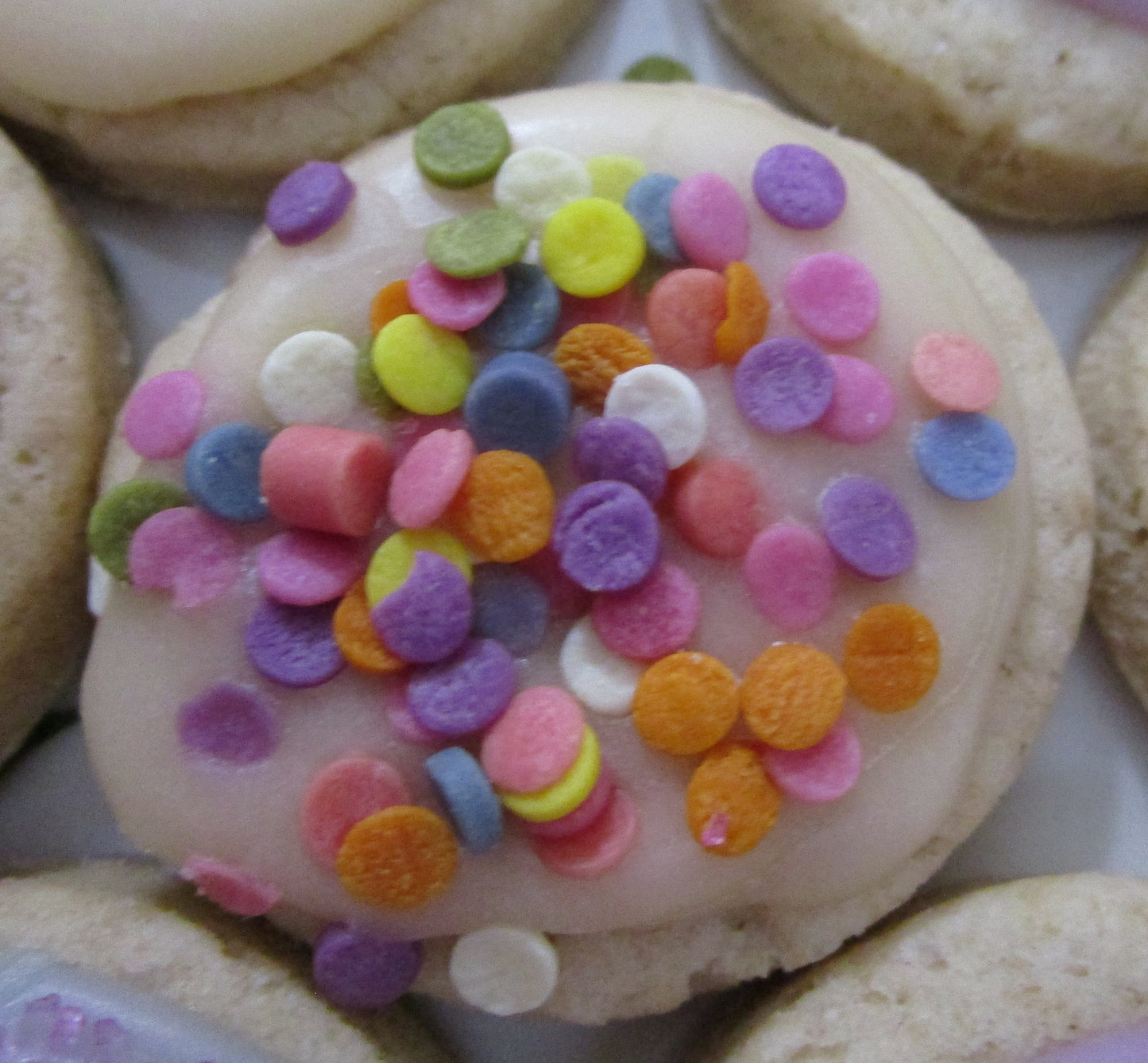 Gluten Free Sugar Cookies, Dairy Free, Egg Free, Vegan, Nut Free, Natural Colors, Schools Safe, bite size, Birthday Party, Easter Dessert