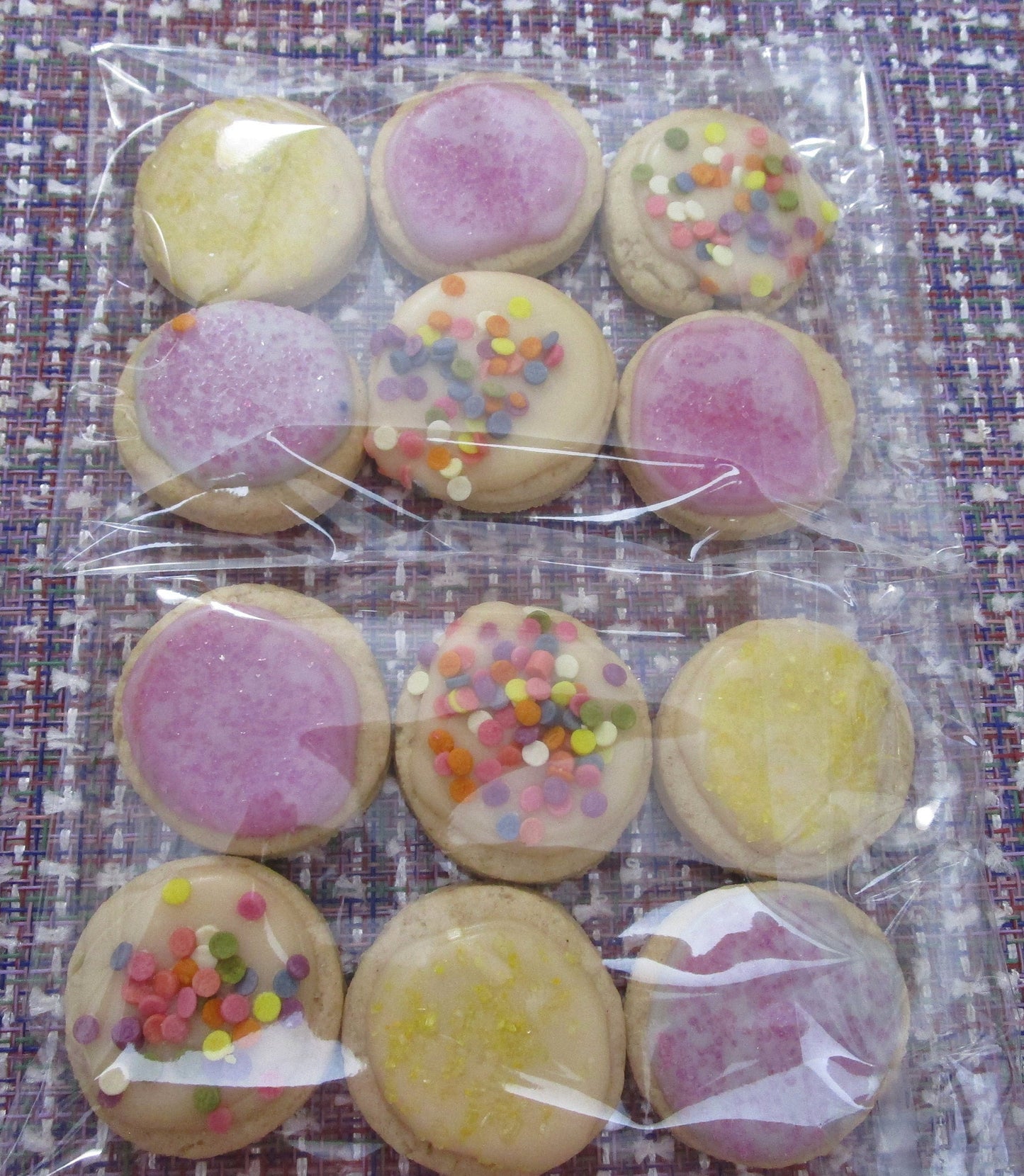 Gluten Free Sugar Cookies, Dairy Free, Egg Free, Vegan, Nut Free, Natural Colors, Schools Safe, bite size, Birthday Party, Easter Dessert