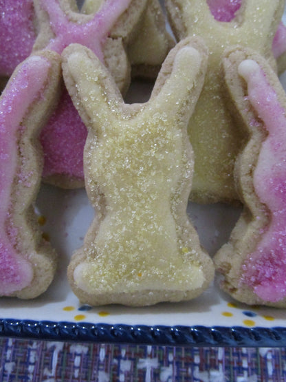 Sugar Free Cookies, Easter, Gluten Free, Dairy Free, Vegan, Egg Free, Nut Free, Healthy Gifts, Spring Dessert, Plant based Colors, Bunny