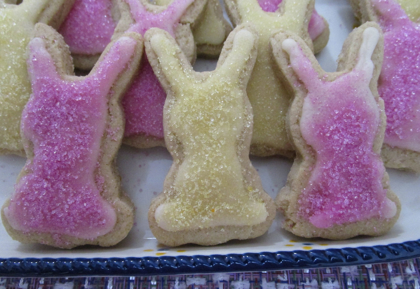 Sugar Free Cookies, Easter, Gluten Free, Dairy Free, Vegan, Egg Free, Nut Free, Healthy Gifts, Spring Dessert, Plant based Colors, Bunny