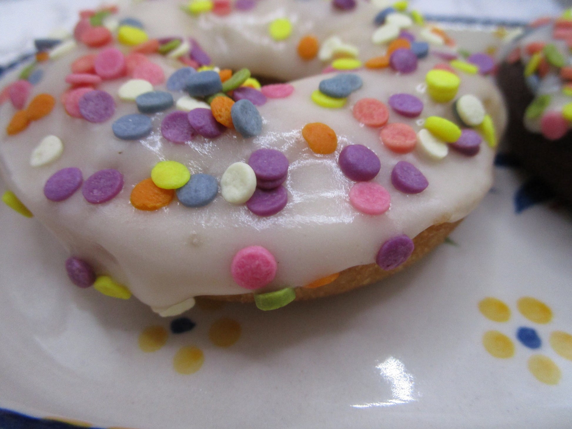 Gluten Free Donuts, Dairy Free, Vegan, Confetti Celebration, Birthday Party, Vanilla, Chocolate, Father's Day, Baby Shower, Anniversary, BBQ