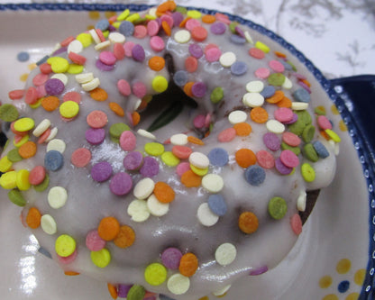 Gluten Free Donuts, Dairy Free, Vegan, Confetti Celebration, Birthday Party, Vanilla, Chocolate, Father's Day, Baby Shower, Anniversary, BBQ