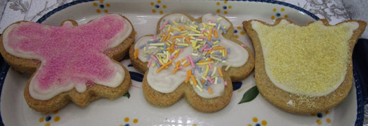 Sugar Free Cookie, Gluten Free, Flower, Butterfly, Tulip, Mother's Day Gift, Vegan, Plant Based, Egg Free, Dairy Free, Spring, School Safe