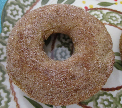 Gluten Free Donuts, Cinnamon Sugar, Vegan, Dairy Free, Egg Free, French Toast, Nut Free, Low Fat, Sugar Free, Baked snacks, Office friendly