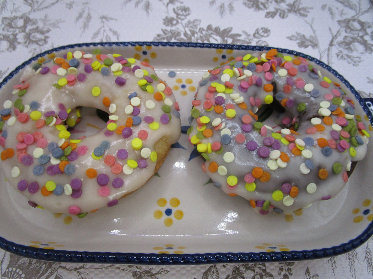 Gluten Free Donuts, Dairy Free, Vegan, Confetti Celebration, Birthday Party, Vanilla, Chocolate, Father's Day, Baby Shower, Anniversary, BBQ