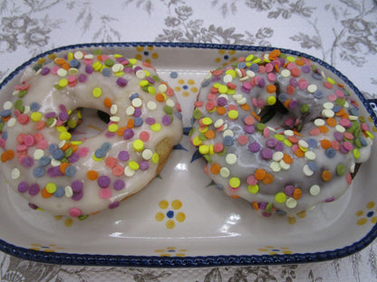 Gluten Free Donuts, Dairy Free, Vegan, Confetti Celebration, Birthday Party, Vanilla, Chocolate, Father's Day, Baby Shower, Anniversary, BBQ