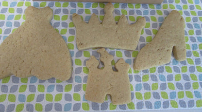 Gluten Free Cookie Kit, Princess, Egg Free, Dairy Free, 1st Birthday Girl, School Safe, Party favor, Castle, Tea Party, Cookie Decorating