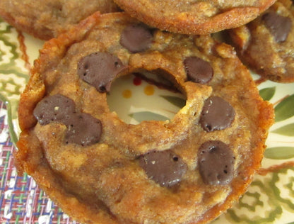 AIP Paleo Banana Donuts, Gluten/Dairy/Nut Free, Vegan Wellness Gift, Autoimmune Protocol, Valentine's Day Breakfast, Low FODMAP, Carob Chips