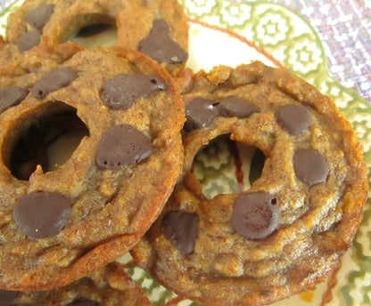 AIP Paleo Banana Donuts, Gluten/Dairy/Nut Free, Vegan Wellness Gift, Autoimmune Protocol, Valentine's Day Breakfast, Low FODMAP, Carob Chips