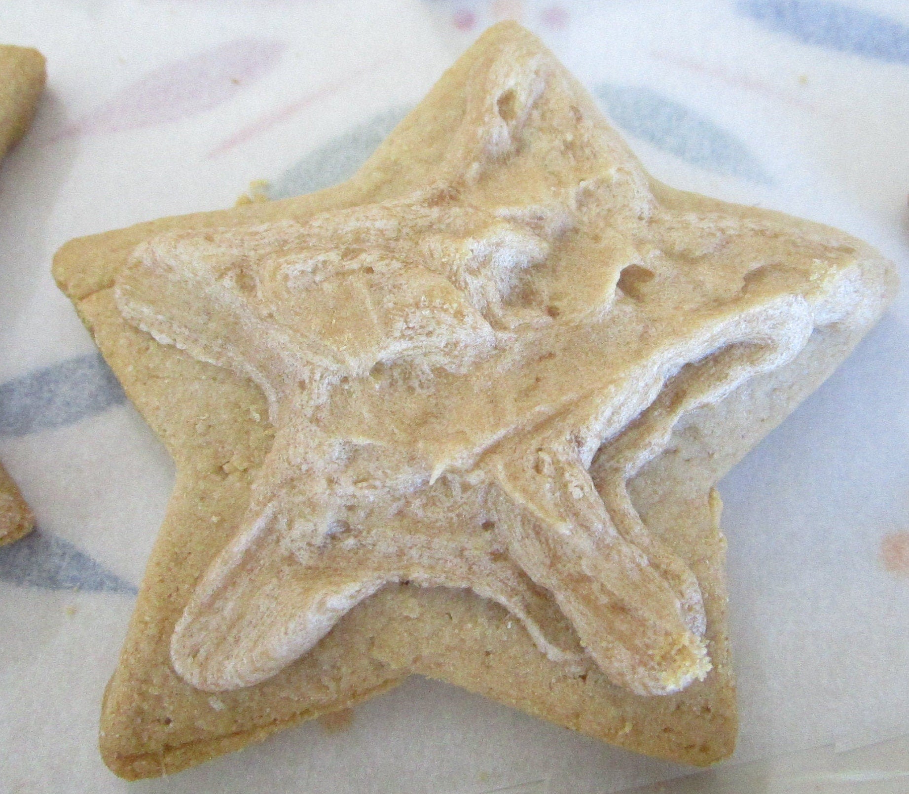 AIP Paleo Maple Iced Sugar Cookies, Stars, Grain Free, Gluten Free, Dairy Free, Egg Free, Autoimmune Protocol, Low FODMAP, 4th of July Snack