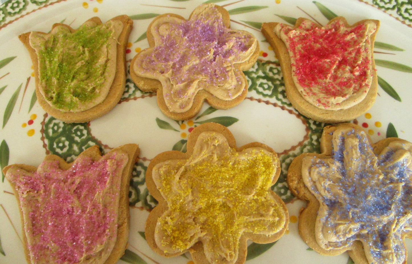 AIP Paleo, Maple Frosted Cookie, Flower, Vegan, Grain Free, Egg Free, Dairy Free, Wellness, Wedding, Birthday, No Refine Sugar, Tulip, Daisy