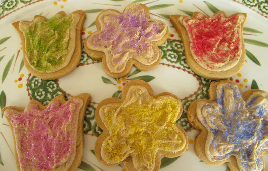 AIP Paleo, Maple Frosted Cookie, Flower, Vegan, Grain Free, Egg Free, Dairy Free, Wellness, Wedding, Birthday, No Refine Sugar, Tulip, Daisy