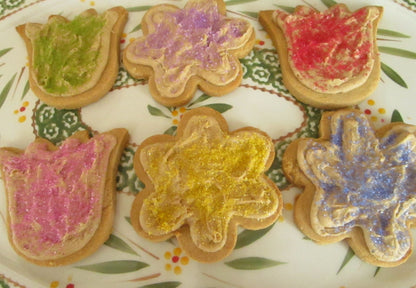 AIP Paleo Cookie, Maple Frosted, Grain Free, Dairy Free, Egg Free, Wedding, Birthday Gift, Tulip, Daisy, Holiday Gifts, Autoimmune Protocol