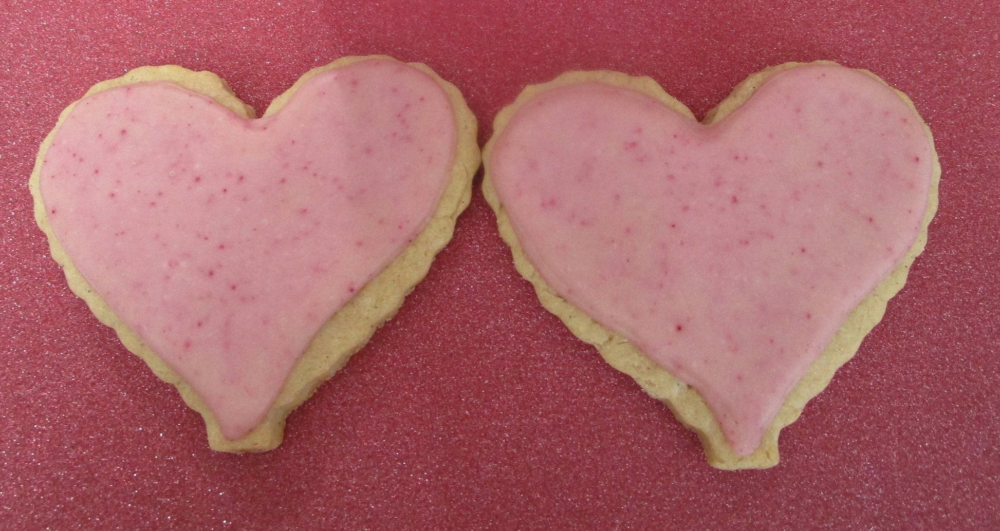 Gluten Free Sugar Cookies, Hearts, Dairy Free, Nut Free, Vegan, Valentine's Day Gift, Bridal sweets, Love, Wedding Favors, Natural Colors