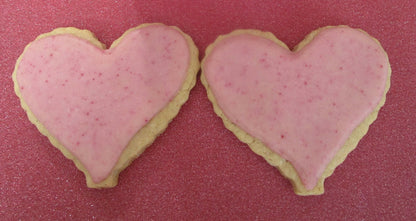 Gluten Free Sugar Cookies, Hearts, Dairy Free, Nut Free, Vegan, Valentine's Day Gift, Bridal sweets, Love, Wedding Favors, Natural Colors