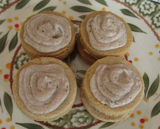 AIP Paleo, Maple Frosted Cookie Sandwich, Vegan, Grain Free, Gluten Free, Egg Free, Nut free, Dairy Free, Healthy Snack, Thanksgiving gift