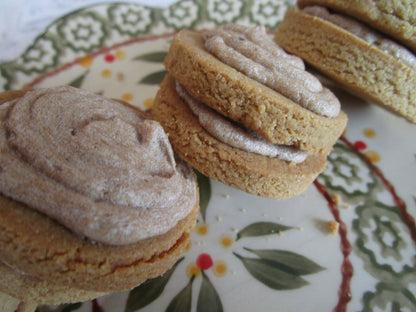 AIP Paleo Maple Frosted Cookie Sandwich, Vegan, Grain Free, Gluten Free, Egg Free, Nut free, Dairy Free, Autoimmune Protocol, Low Histamine