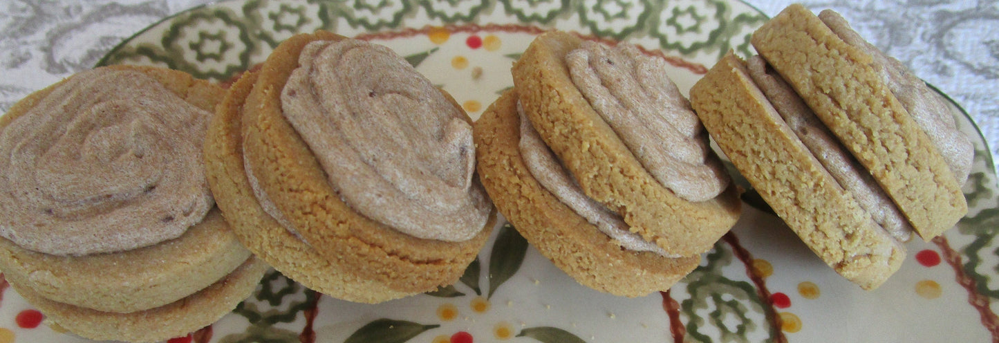 AIP Paleo Maple Frosted Cookie Sandwich, Vegan, Grain Free, Gluten Free, Egg Free, Nut free, Dairy Free, Autoimmune Protocol, Low Histamine