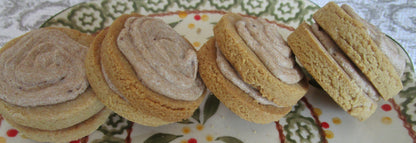 AIP Paleo Maple Frosted Cookie Sandwich, Vegan, Grain Free, Gluten Free, Egg Free, Nut free, Dairy Free, Autoimmune Protocol, Low Histamine