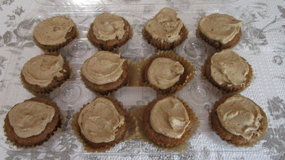 AIP Paleo, Cupcake, Mini, Maple Frosting, Gluten Free, Egg Free, Dairy Free, Nut Free, No Refined Sugar, Easter, Dessert, Low Histamine diet