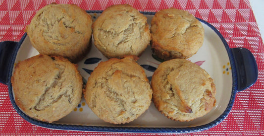 Muffins, Chocolate Chip, Gluten Free, Dairy Free, Egg Free, Vegan, Buckwheat, LOW FODMAP, No Refined Sugar, Brunch, Paleo, Coconut Free