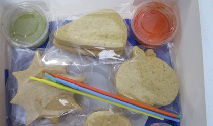 Thanksgiving Gluten-Free Cookie Decorating Kits, Allergy-Friendly, Dairy Free, Peanut Free, Natural Colors, Sugar Free, School Party Treats