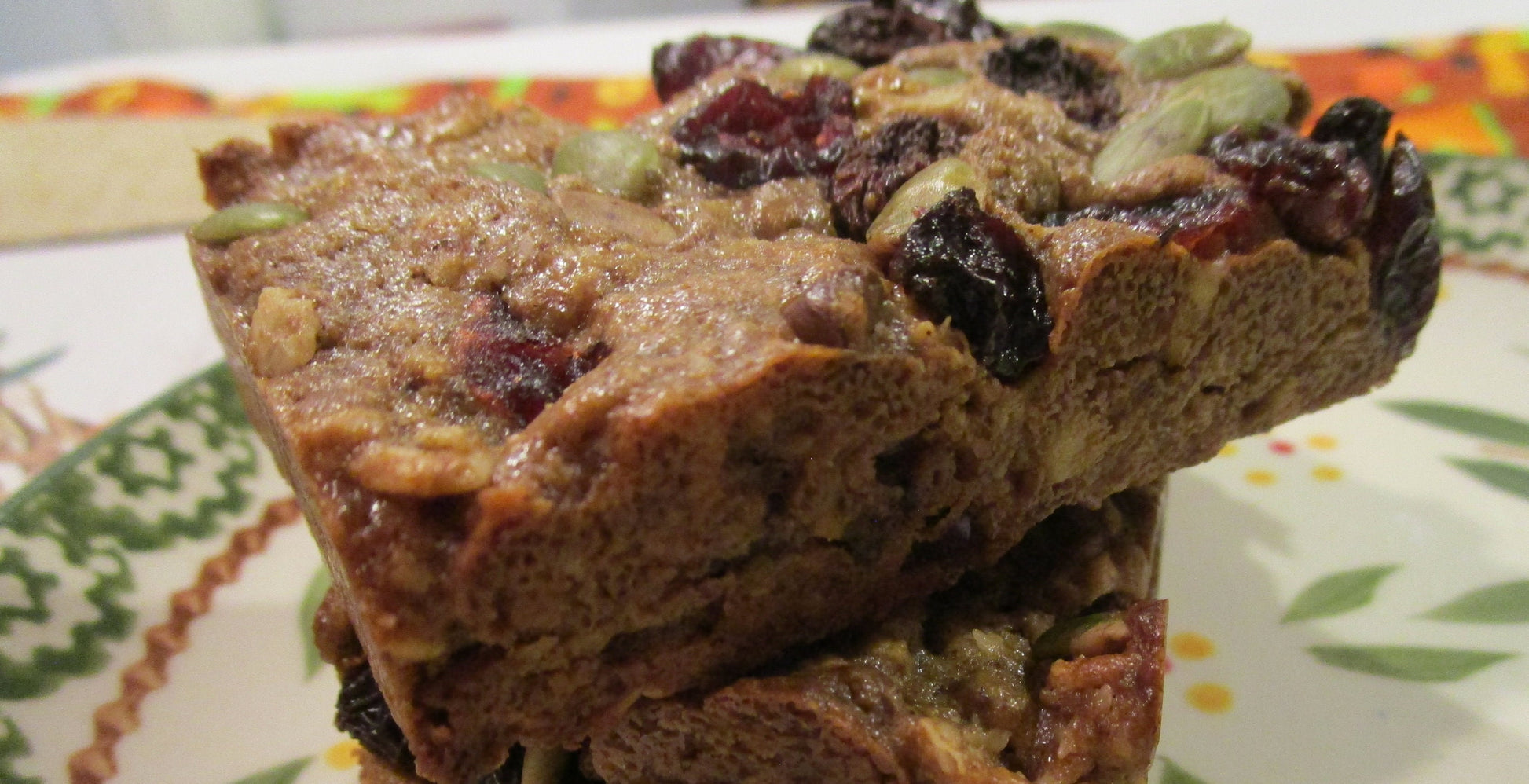 Gluten Free Granola Bars, Paleo, Dairy Free, Nut Free, Vegan, Soft baked, School Safe snacks, Low Sugar Trail Mix, Fiber full, Clean eating