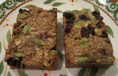 Gluten Free Granola Bars, Paleo, Dairy Free, Nut Free, Vegan, Soft baked, School Safe snacks, Low Sugar Trail Mix, Fiber full, Clean eating