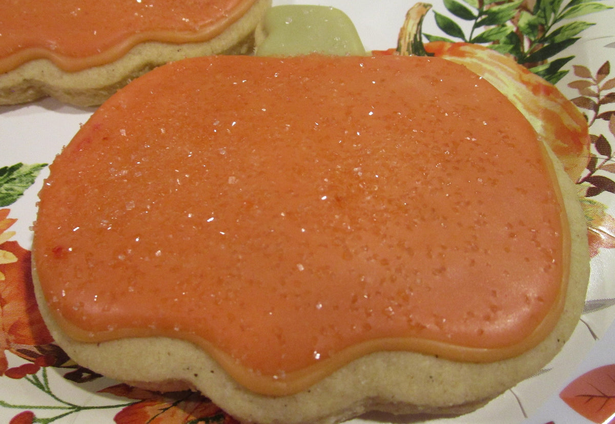 Gluten Free Sugar Cookie, Pumpkin, Dairy Free, Egg Free, Peanut Free, School Safe, Party, Halloween, Trick or Treat, Fall, Thanksgiving Gift