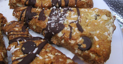 Keto 7-layer Magic Bar Scone, Gluten Free treat, Vegan, Sugar Free, Dairy Free, Egg Free, Low Net Carbs, grain free desserts, Father's Day