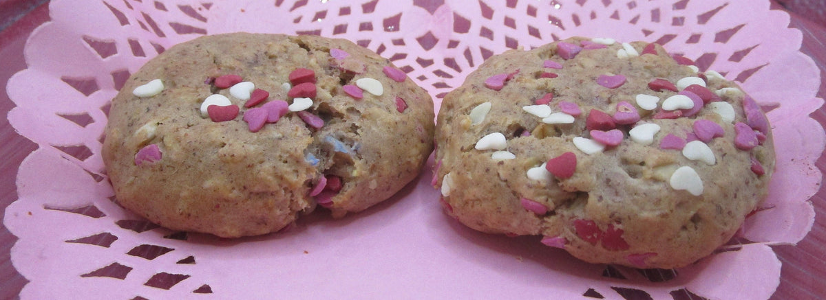 Gluten Free Lactation Cookies with Flax Brewer's Yeast, Dairy Free, Vegan, Breastfeeding, Valentine's Day Gift, High Protein, Sugar Free