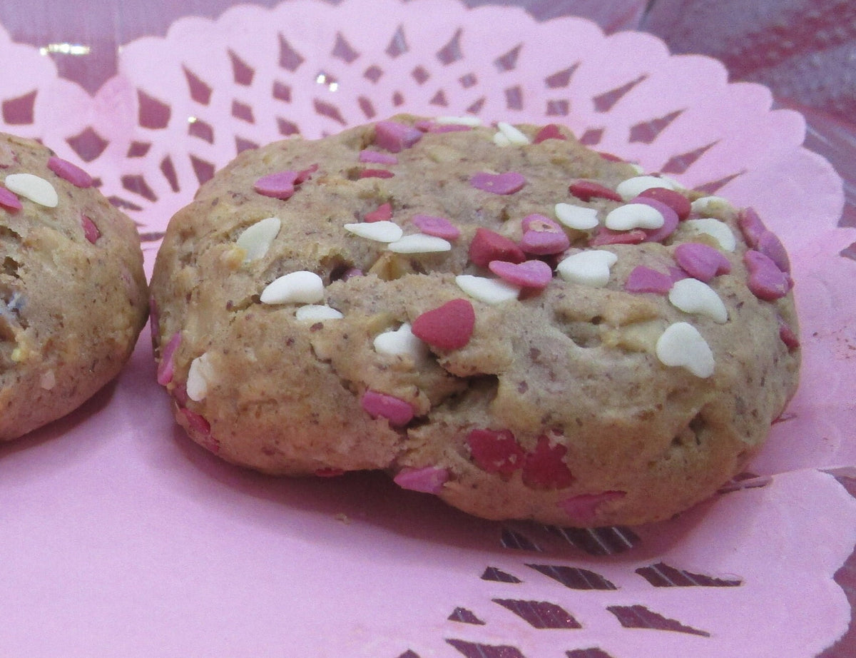 Gluten Free Lactation Cookies with Flax Brewer's Yeast, Dairy Free, Vegan, Breastfeeding, Valentine's Day Gift, High Protein, Sugar Free