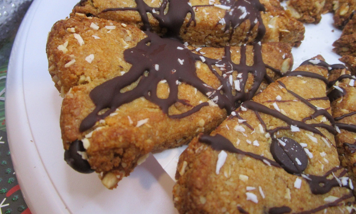 Keto 7-layer Magic Bar Scone, Gluten Free treat, Vegan, Sugar Free, Dairy Free, Egg Free, Low Net Carbs, grain free desserts, Father's Day