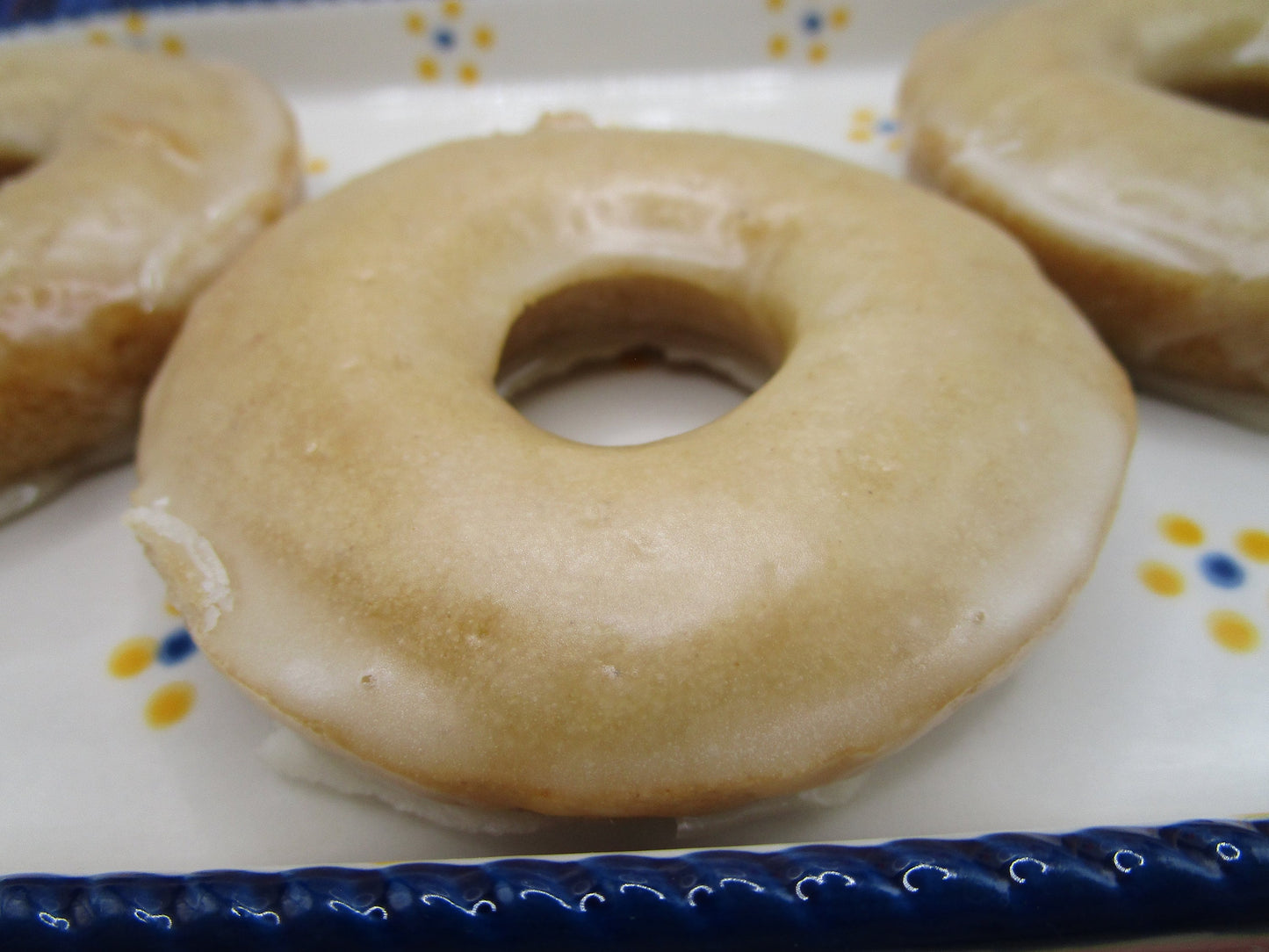 Vanilla Glazed Donuts, Gluten Free, Egg Free, Dairy Free, Chocolate, Vegan, Nut Free, School Safe, Birthday Party, Allergy friendly bakery