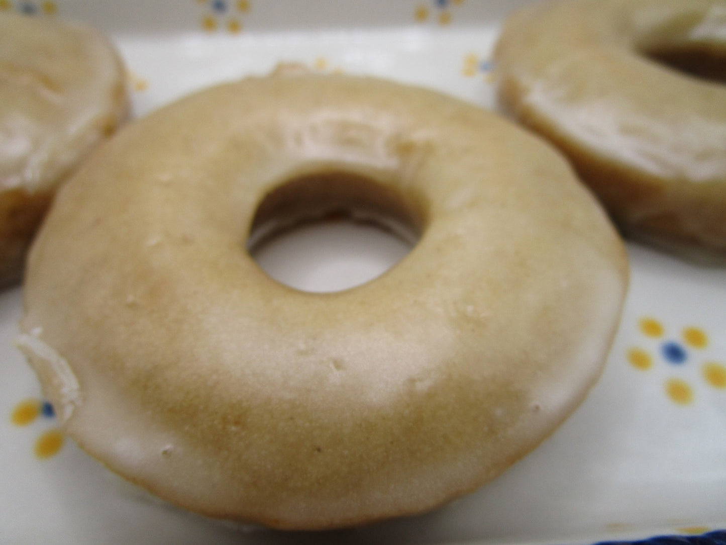 Vanilla Glazed Donuts, Gluten Free, Egg Free, Dairy Free, Chocolate, Vegan, Nut Free, School Safe, Birthday Party, Allergy friendly bakery