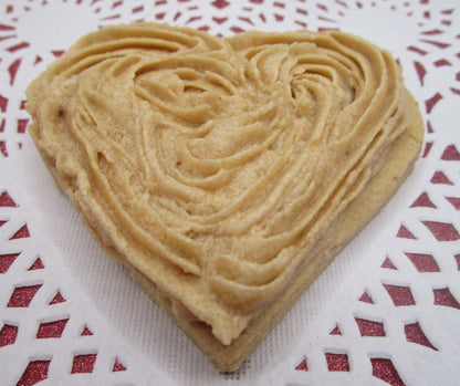 AIP Paleo, Maple Frosted Sugar Cookie, Hearts, Vegan, Grain Free, Egg Free, Nut free, Dairy Free, Wedding, Anniversary, Autoimmune Protocol