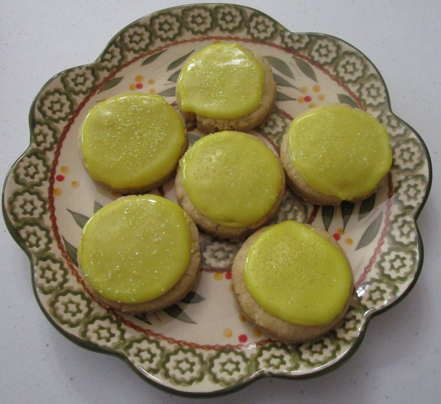 Gluten Free Sugar Cookies, Dairy Free, Vegan, Nut Free, Button size, Lemon Iced, Smores, Birthday cake, School party, Teacher Gift, July 4th