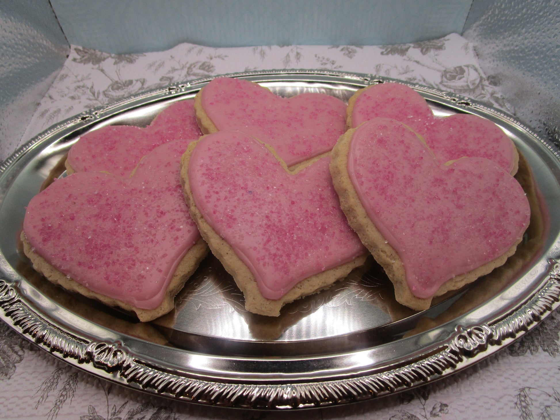 Gluten Free Sugar Cookies, Hearts, Dairy Free, Nut Free, Vegan, Valentine's Day Gift, Bridal sweets, Love, Wedding Favors, Natural Colors