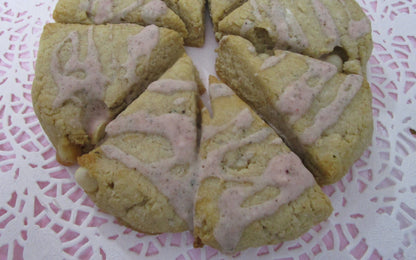 KETO, Scone, Berry Macadamia Nut, Gluten Free, Dairy Free, Egg Free, Vegan, Sweet, Savory, Sugar Free, Low Carb, Dessert, Erythritol Free