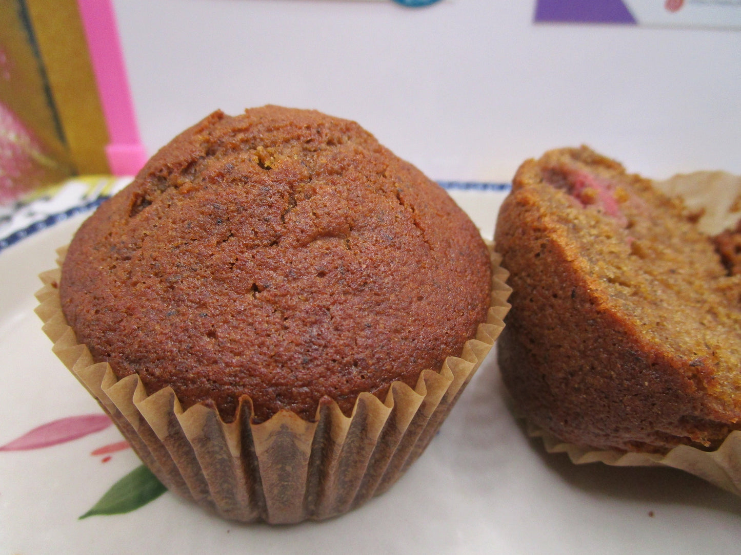 Gluten Free Millet Muffins, Dairy Free, Egg Free, Vegan, Paleo, Blueberry, Strawberry, Low FODMAP, Nut free, Healthy Snacks, Wellness Gifts