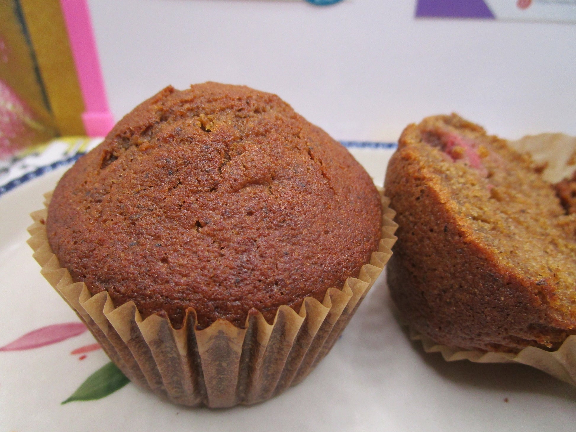 Gluten Free Millet Muffins, Dairy Free, Egg Free, Vegan, Paleo, Blueberry, Strawberry, Low FODMAP, Nut free, Healthy Snacks, Wellness Gifts