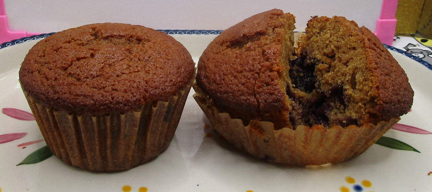 Gluten Free Millet Muffins, Grain Free, Dairy Free, Vegan, Paleo snacks, Blueberry, Low FODMAP, Nut free, Matcha, Golden Milk, Clean Eating