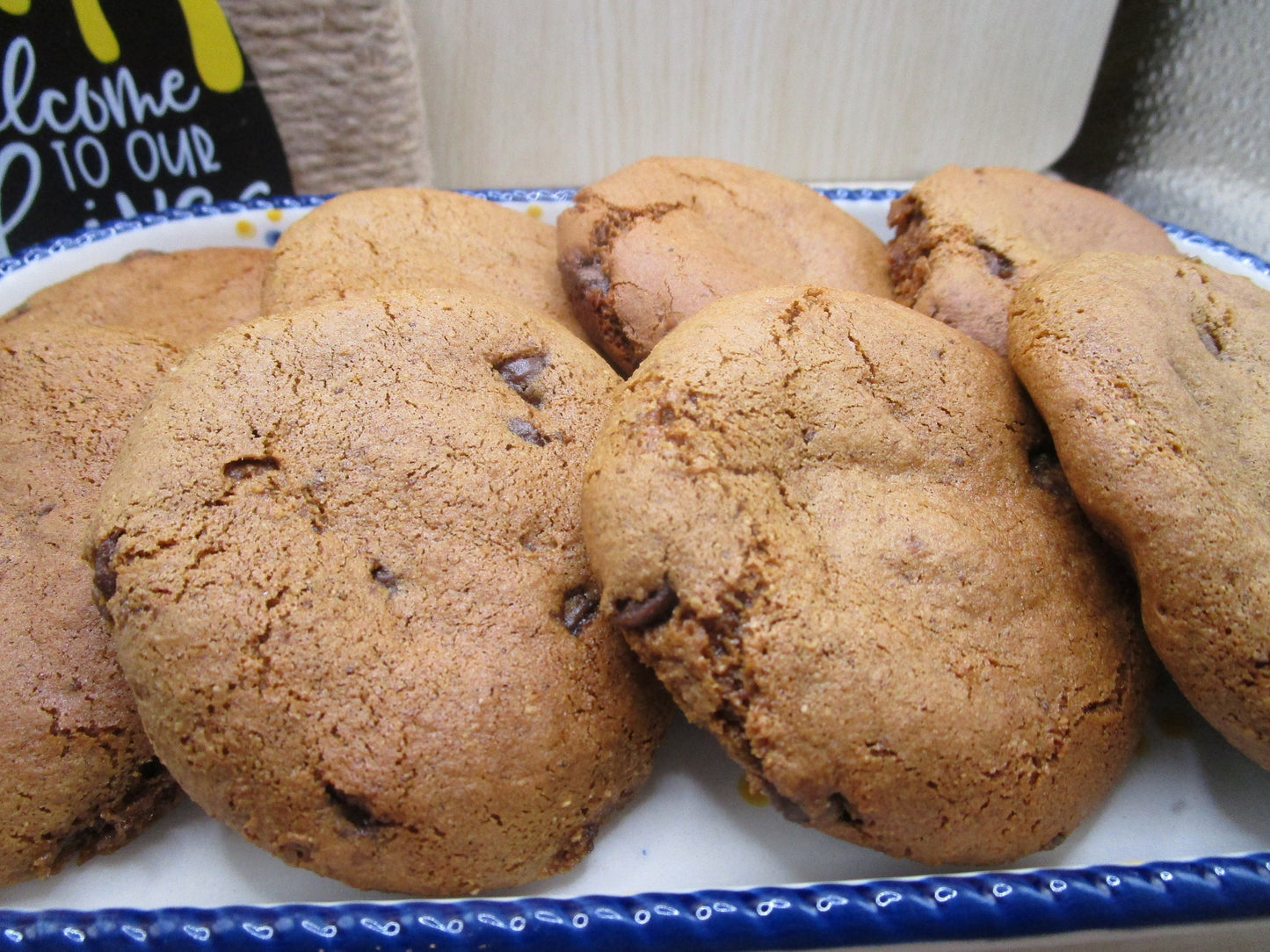 AIP Paleo Tiger Nut Carob Chip Cookies, Gluten Free, Dairy Free, Egg Free, Grain Free, AIP Protocol, Wellness Gift, Soft Baked, Mother's Day