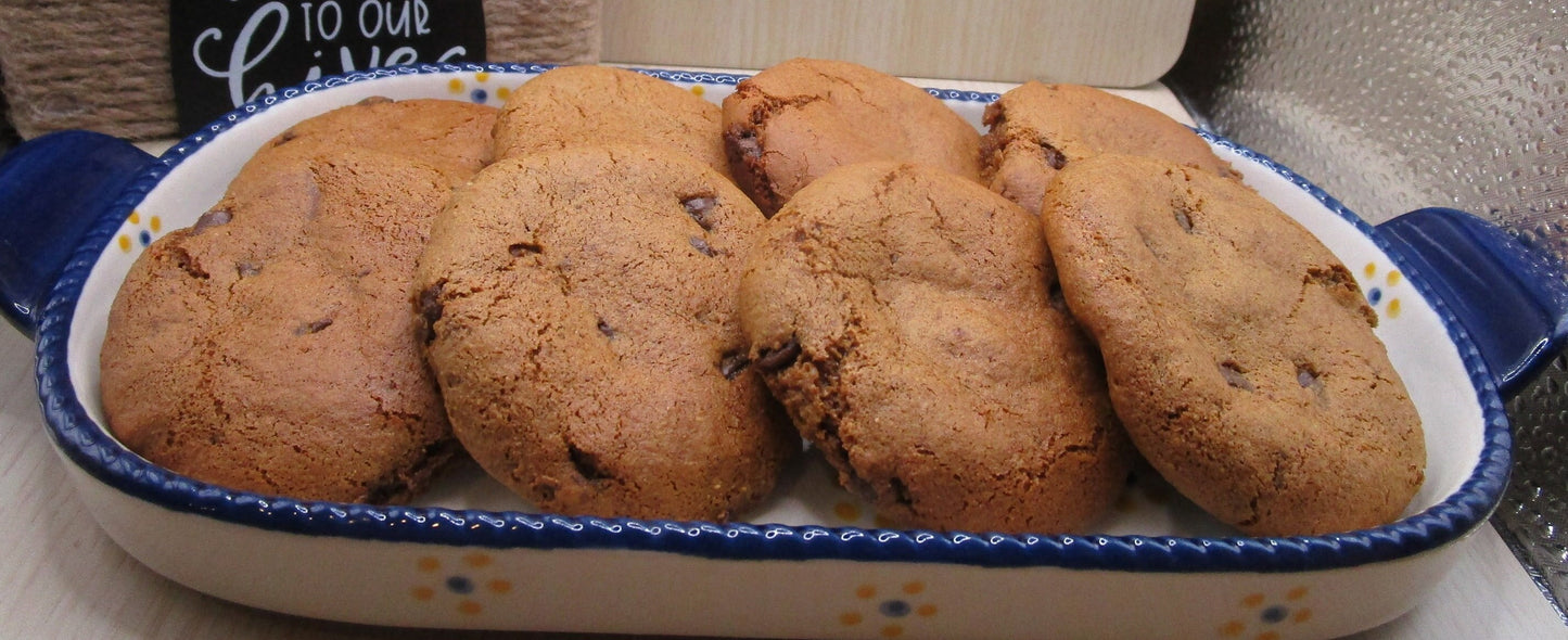 AIP Paleo Tiger Nut Carob Chip Cookies, Gluten Free, Dairy Free, Egg Free, Grain Free, AIP Protocol, Wellness Gift, Soft Baked, Mother's Day