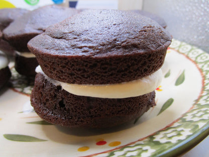 Whoopie Pies, Gluten Free, Dairy Free, Egg Free, Oat Free, Marshmallow, Black Moon Pie, Nut Free, Devils Cake, Summer Flavors, Lemon, Orange