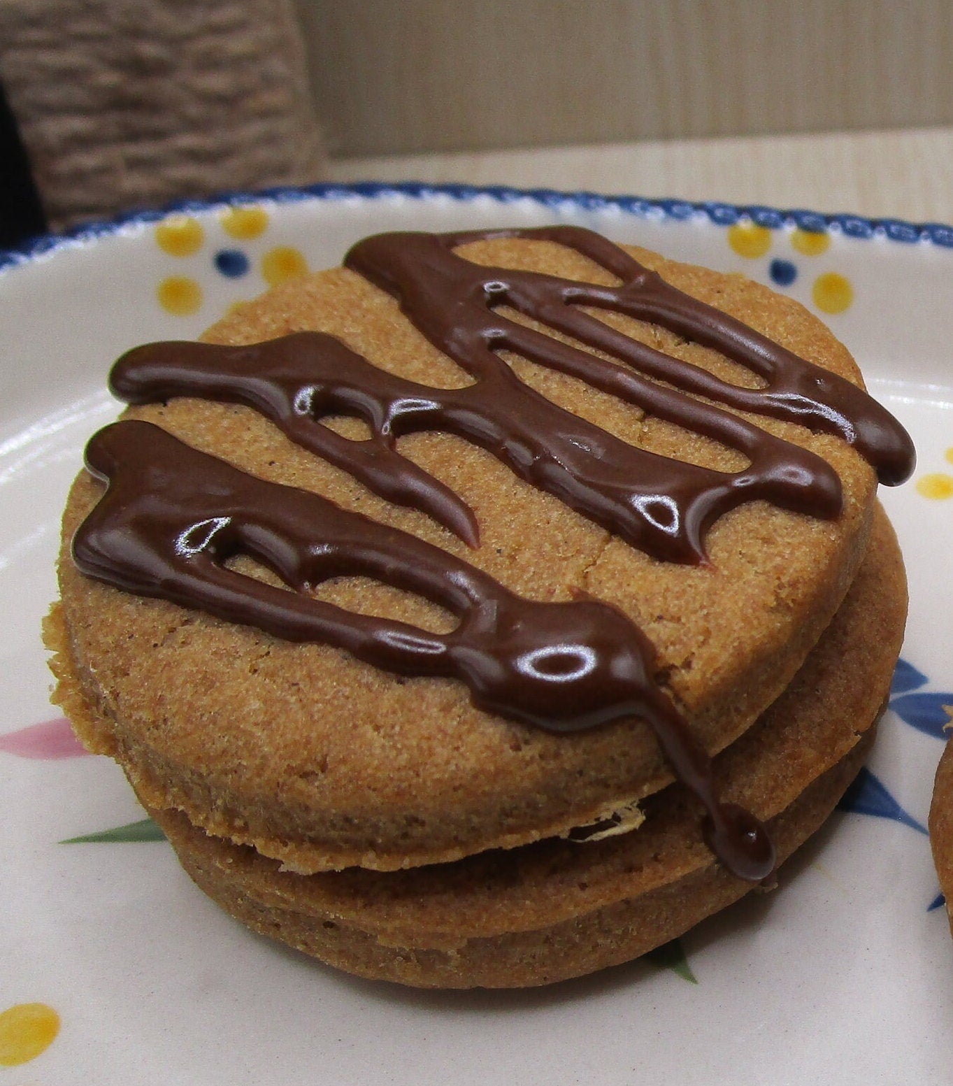 Gluten Free Maple Cream Cookie Sandwich, Dairy Free, Grain Free, Vegan, Nut Free, Chocolate Iced, Paleo Snacks, Coconut Sugar, Easter Gift