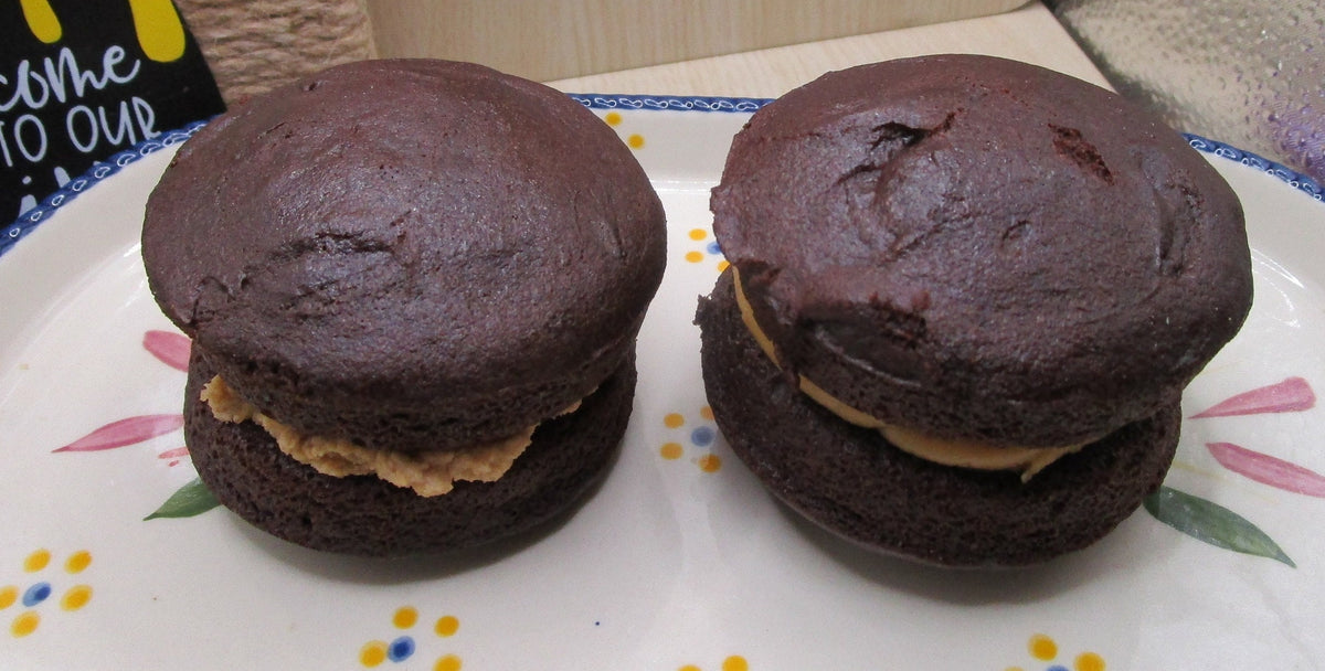Gluten-Free Chocolate Whoopie Pies, Allergy-Friendly Moon Pies, Dairy Free, Vegan, Nut Free, Oat Free, Marshmallow Devil's Food Cake, Fruity