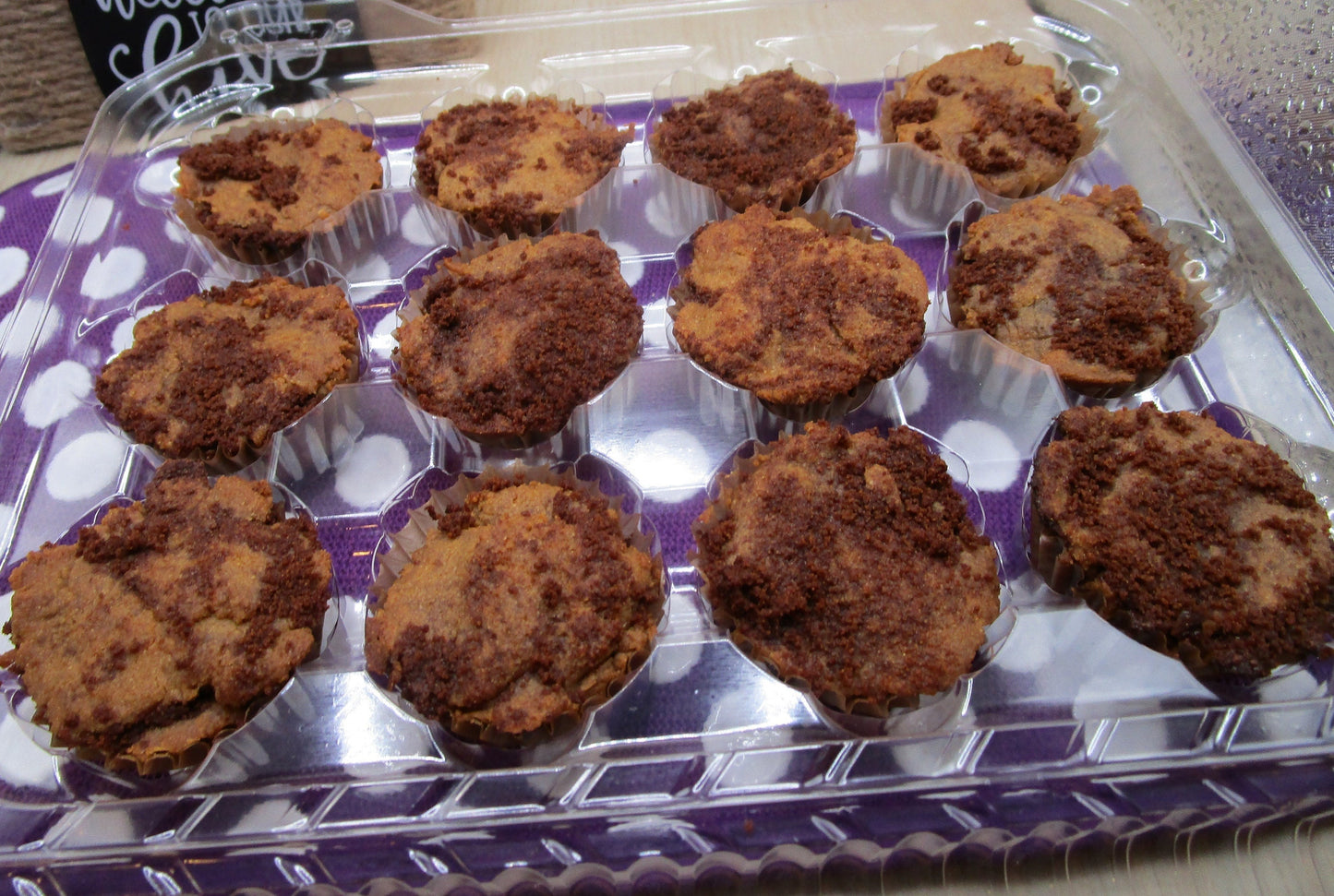 AIP Paleo Cinnamon Streusel Mini Cup, Gluten Free, Egg Free, Dairy Free, Nut Free, Vegan, AIP Protocol, Grain Free, No Refined Sugar Dessert